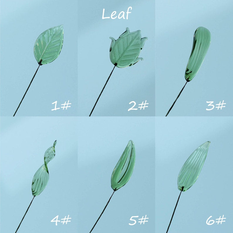 Handmade Glass Birth Month Flower