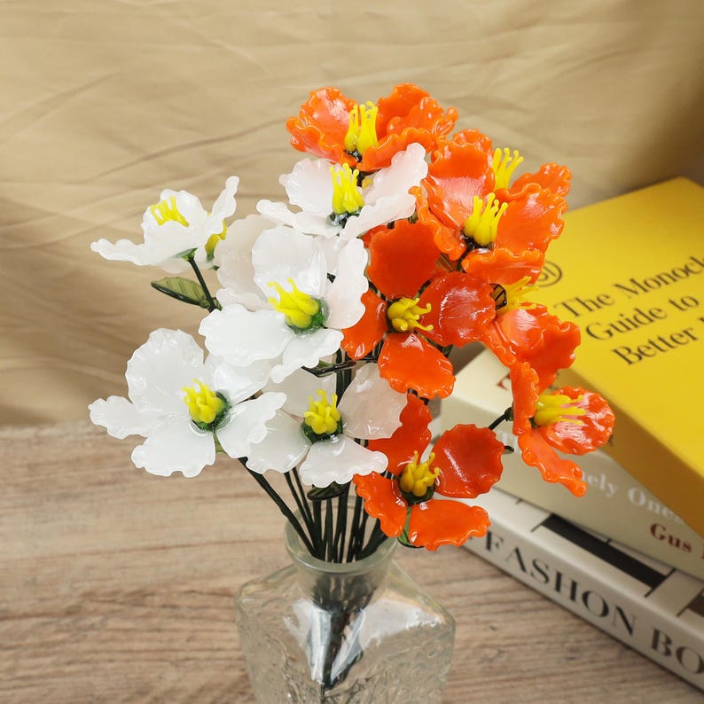 Glass California Poppy