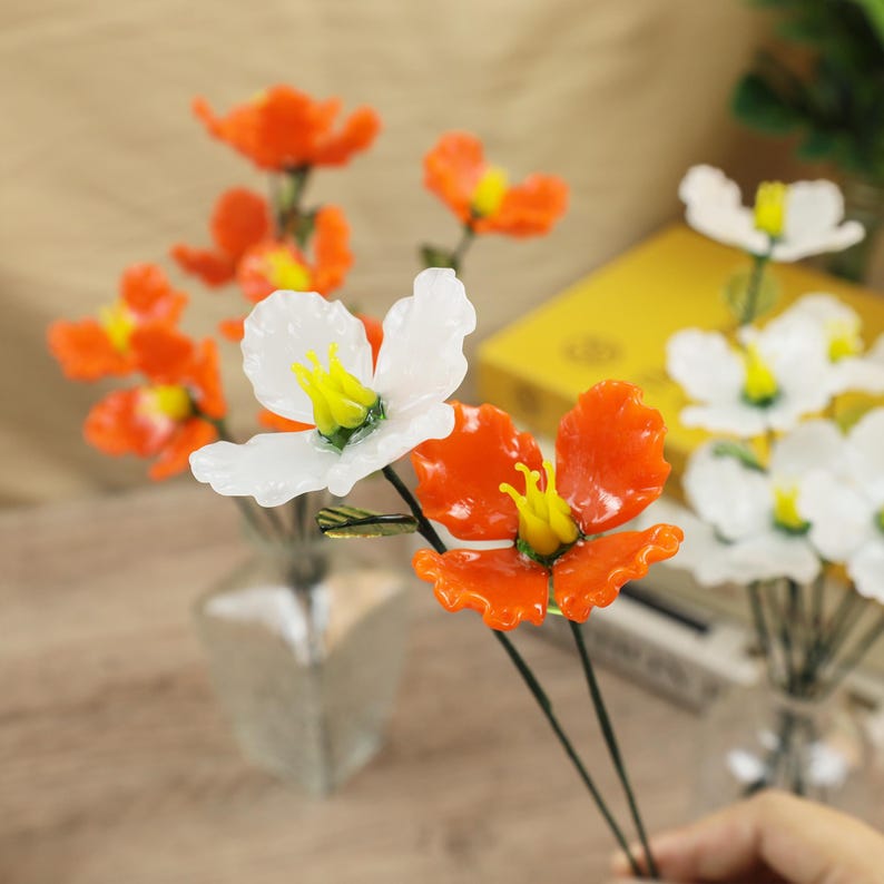 Glass California Poppy