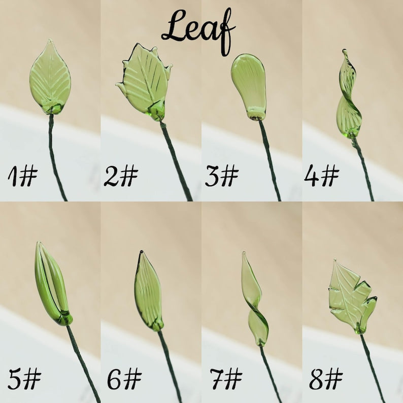 Glass Flowers, Glass Birth Month Flowe