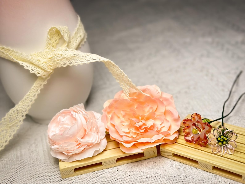 Handmade Glass Flower Gift Set