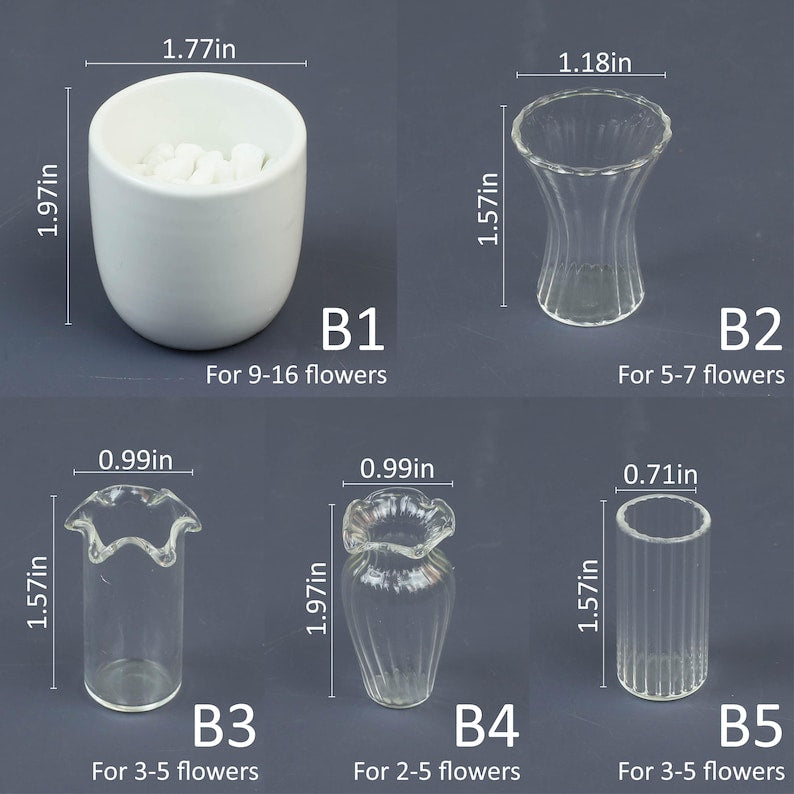 Handmade Glass Flower Bouquet