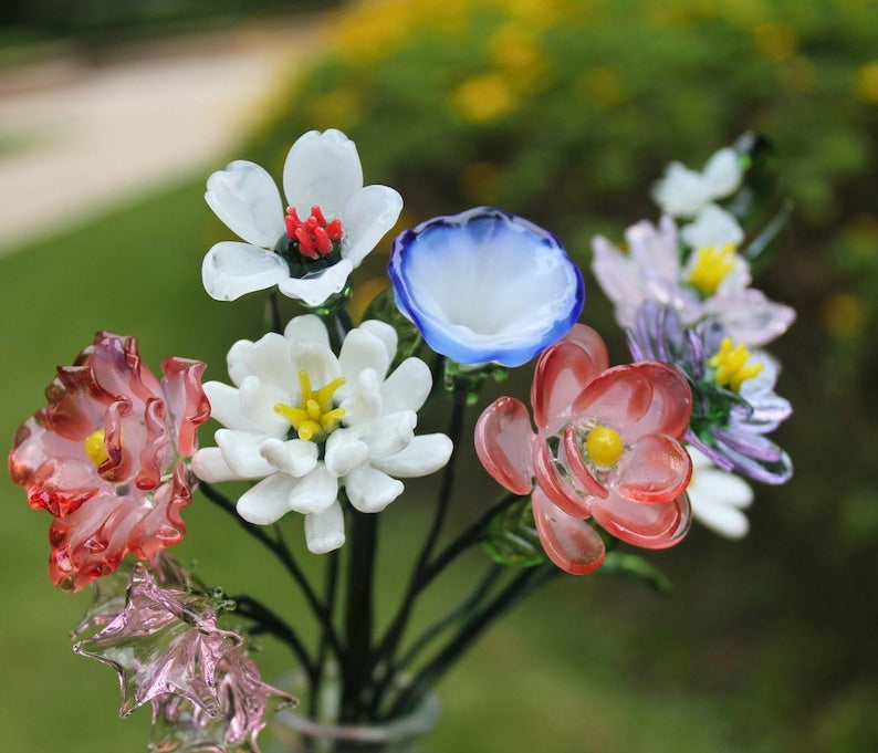Glass Flower, Handmade Keepsake Gift